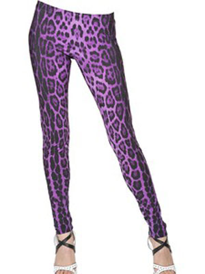 leopard print leggings women gym running pants