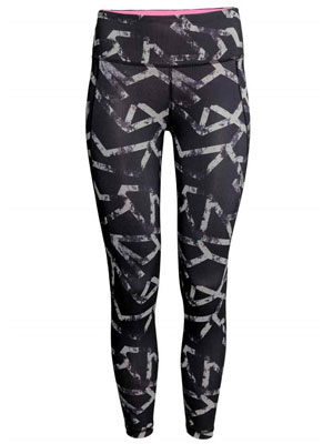 Women's legging with printting build up long pants